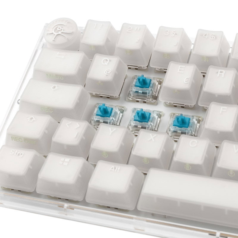 Ducky One 3 Aura White Mini Gaming keyboard, RGB LED - MX-Blue