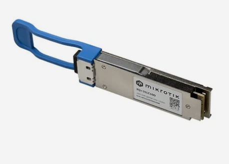 100GB MikroTik Transceiver Module, 10km, 1310nm Dual LC UPC Single-Mode QSFP28