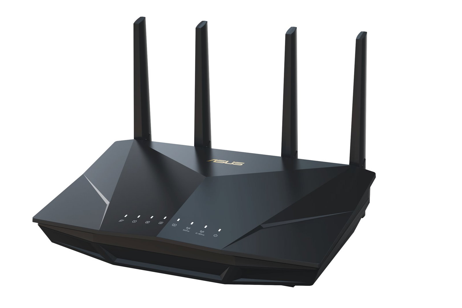 ASUS RT-AX5400 wireless router Gigabit Ethernet Dual-band (2.4 GHz 5 GHz) Black