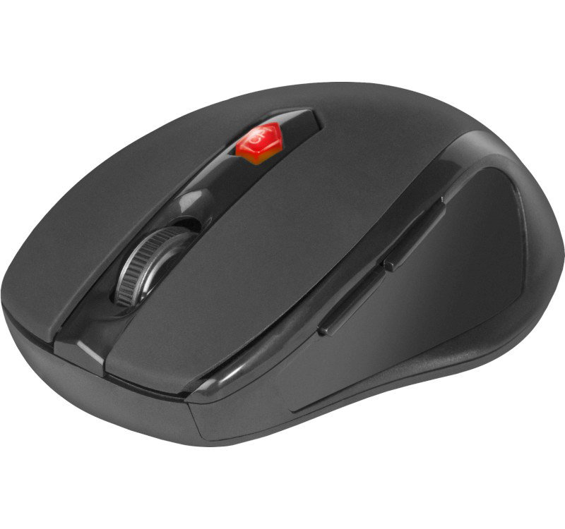 MOUSE DEFENDER ULTRA MM-315 RF BLACK OPTICAL 1600DPI 6P