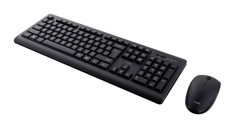 Trust Primo keyboard Mouse included Universal RF Wireless QWERTY US English Black