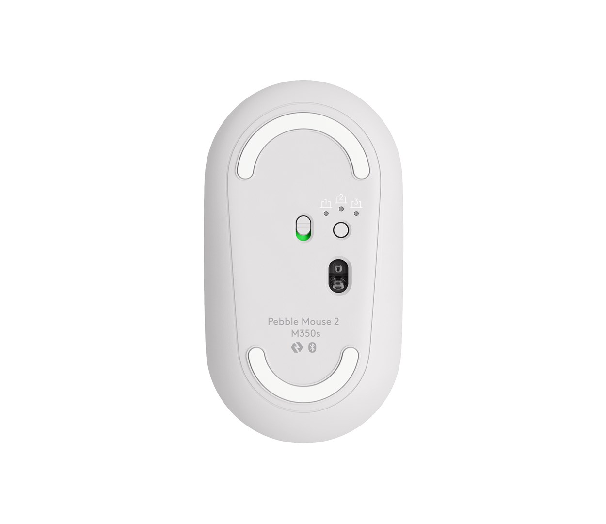 Logitech Pebble 2 M350s mouse Travel Ambidextrous RF Wireless + Bluetooth Optical 4000 DPI