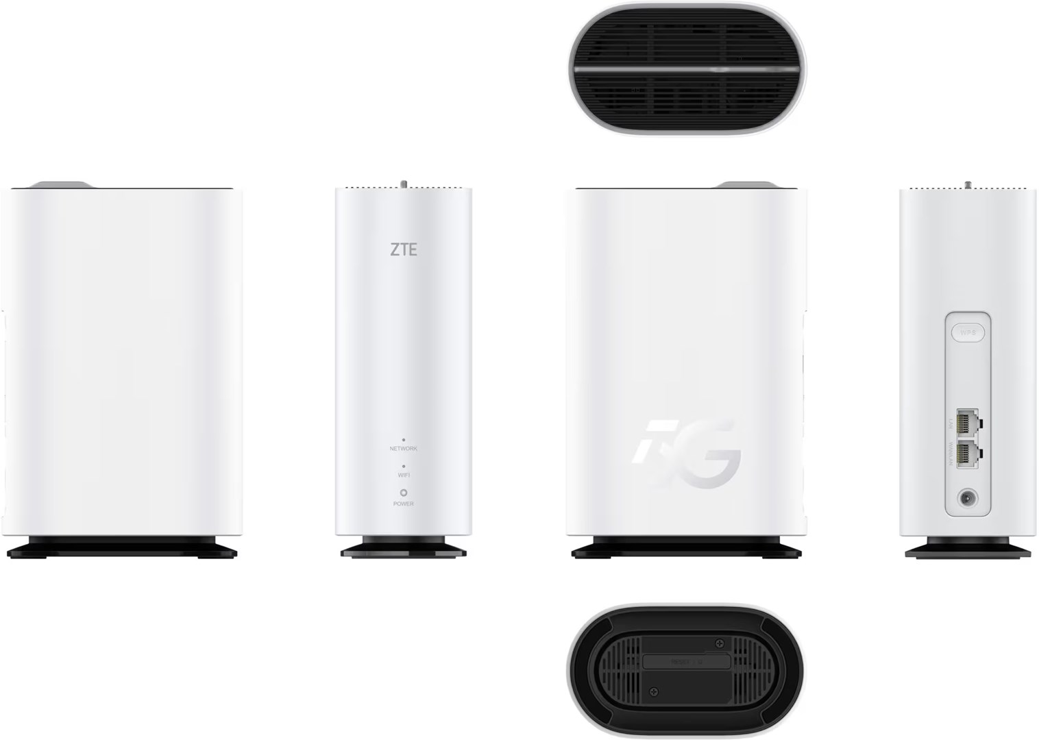 ZTE G5C - Gigabit Ethernet dual-band (2.4 GHz 5 GHz) Wi-Fi 6 4G/5G wireless router in white