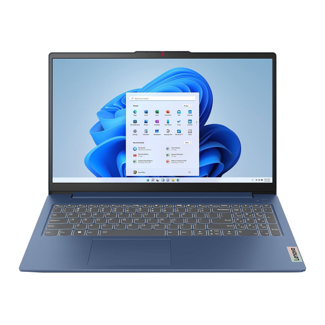 Lenovo IdeaPad Slim 3 15IRU8 i3-1315U 15.6 FHD IPS 300nits AG 8GB LPDDR5-4800 SSD512 Intel UHD Graphics 47Wh Win11 Abyss Blue