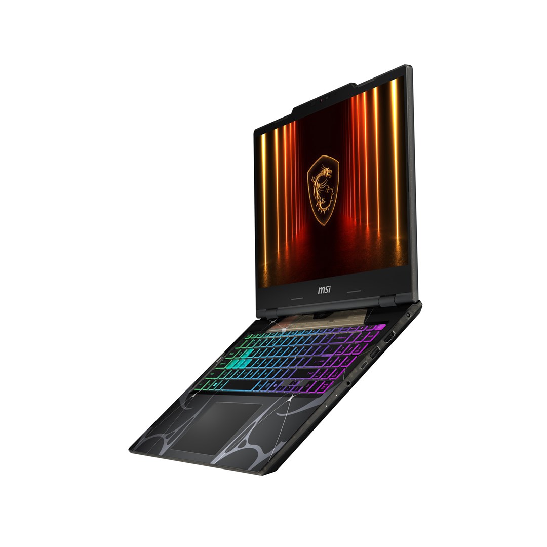 MSI Cyborg 15 B2RWFKG-038XPL Intel Core 7 240H Laptop 39.6 cm (15.6) Full HD 16 GB DDR5-SDRAM 512 GB SSD NVIDIA GeForce RTX 5060 Wi-Fi 6E (802.11ax) NoOS Black