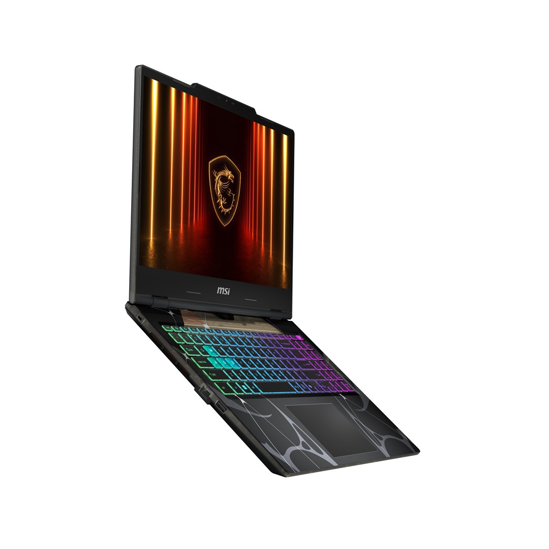 MSI Cyborg 15 B2RWFKG-038XPL Intel Core 7 240H Laptop 39.6 cm (15.6) Full HD 16 GB DDR5-SDRAM 512 GB SSD NVIDIA GeForce RTX 5060 Wi-Fi 6E (802.11ax) NoOS Black
