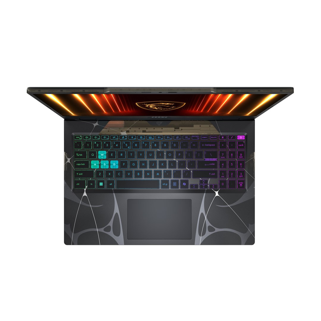 MSI Cyborg 15 B2RWFKG-038XPL Intel Core 7 240H Laptop 39.6 cm (15.6) Full HD 16 GB DDR5-SDRAM 512 GB SSD NVIDIA GeForce RTX 5060 Wi-Fi 6E (802.11ax) NoOS Black