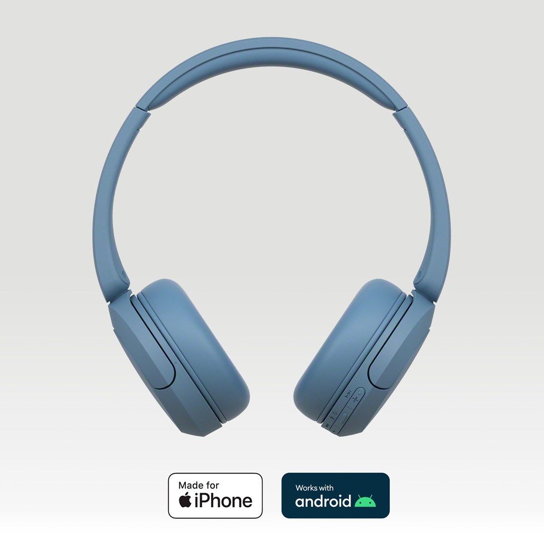 Sony WH-CH520 Headset Wireless Head-band Calls/Music USB Type-C Bluetooth Blue