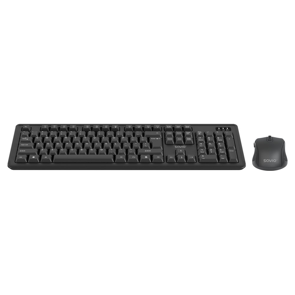 Savio KB-04 keyboard Home/Office USB QWERTY UK International Black
