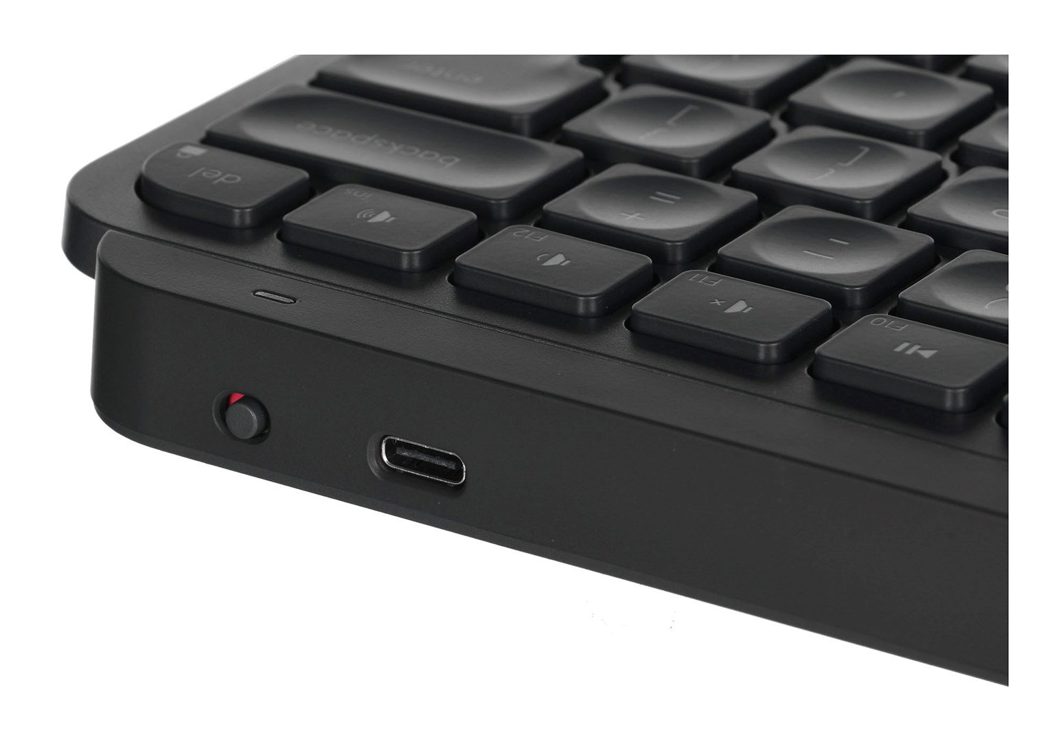 Logitech MX Keys Mini Minimalist Wireless Illuminated Keyboard RF Wireless + Bluetooth QWERTY English Graphite