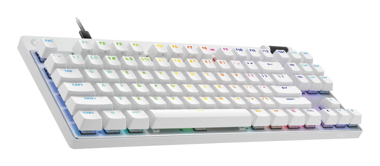 Logitech G PRO X TKL Rapid keyboard Gaming USB QWERTY US International White