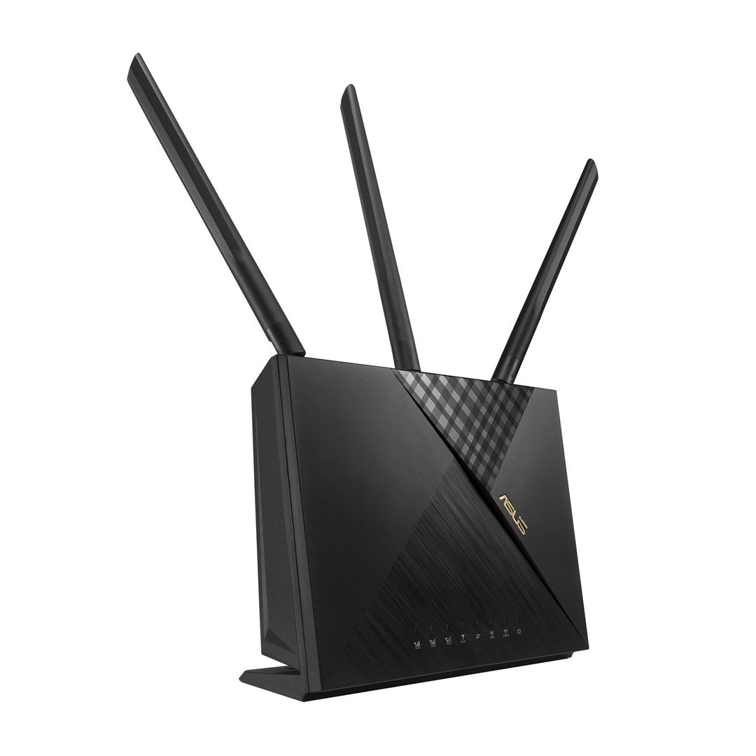ASUS 4G-AX56 wireless router Gigabit Ethernet Dual-band (2.4 GHz 5 GHz) Black