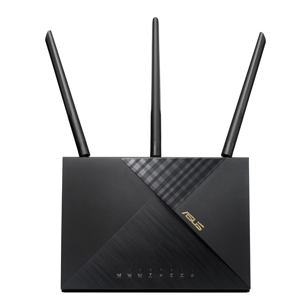 ASUS 4G-AX56 wireless router Gigabit Ethernet Dual-band (2.4 GHz 5 GHz) Black