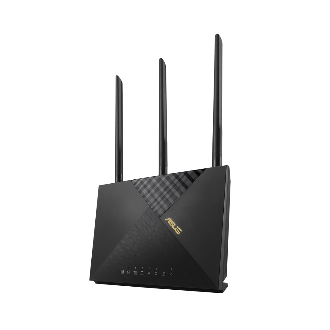 ASUS 4G-AX56 wireless router Gigabit Ethernet Dual-band (2.4 GHz 5 GHz) Black