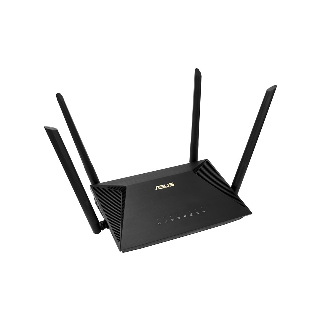 ASUS RT-AX1800U wireless router Gigabit Ethernet Dual-band (2.4 GHz 5 GHz) Black