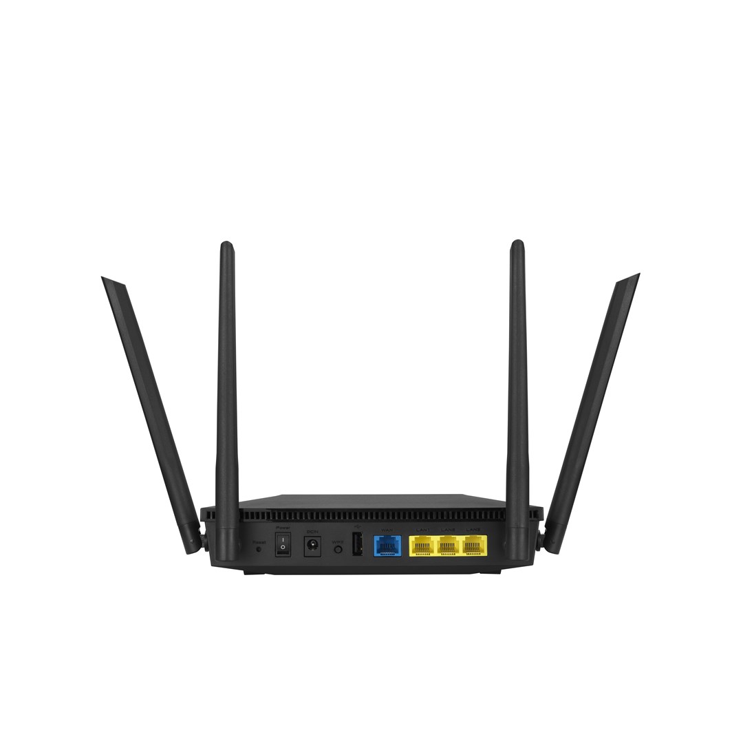 ASUS RT-AX1800U wireless router Gigabit Ethernet Dual-band (2.4 GHz 5 GHz) Black