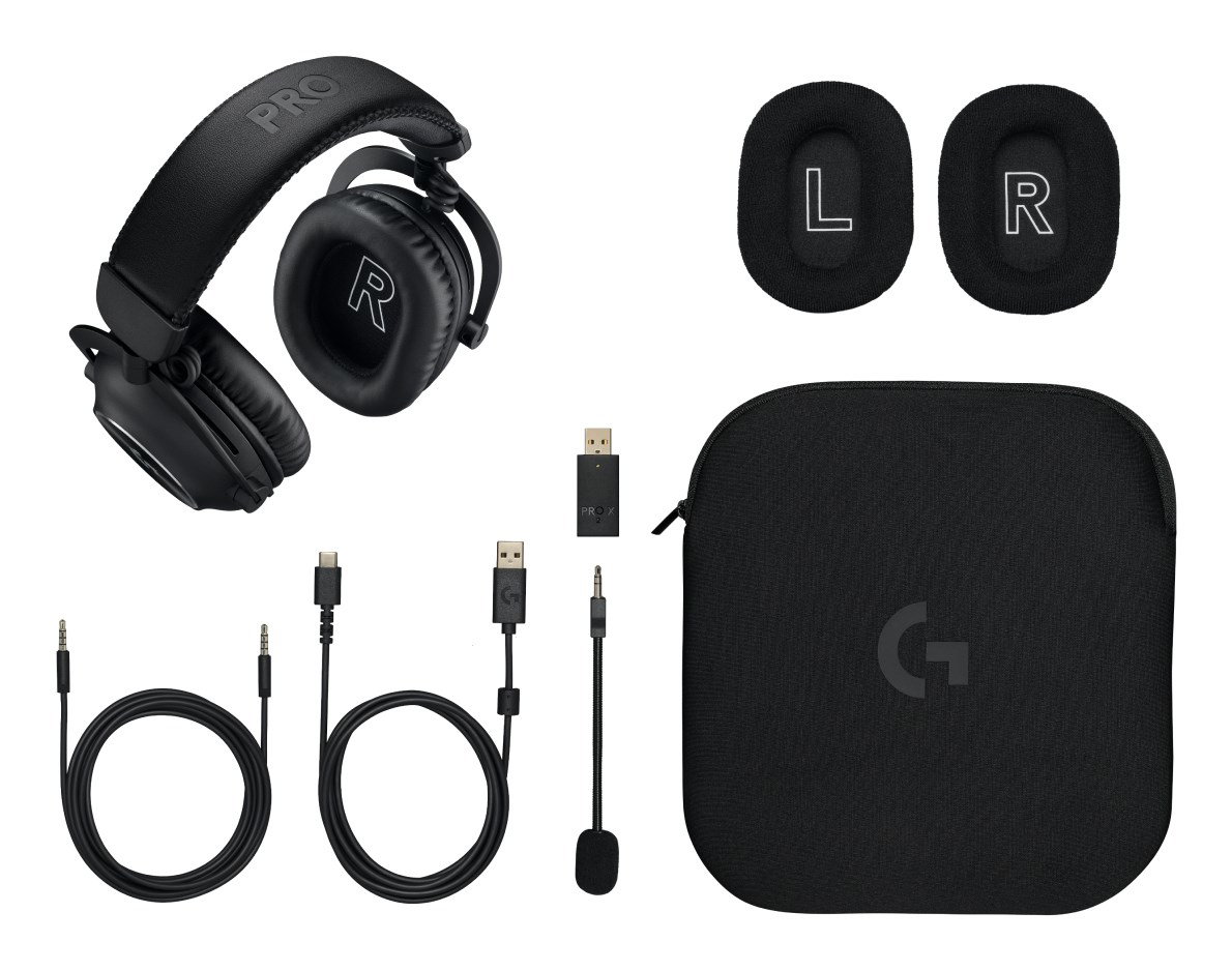 Logitech G 981-001263 headphones/headset Wireless Head-band Gaming Bluetooth Black