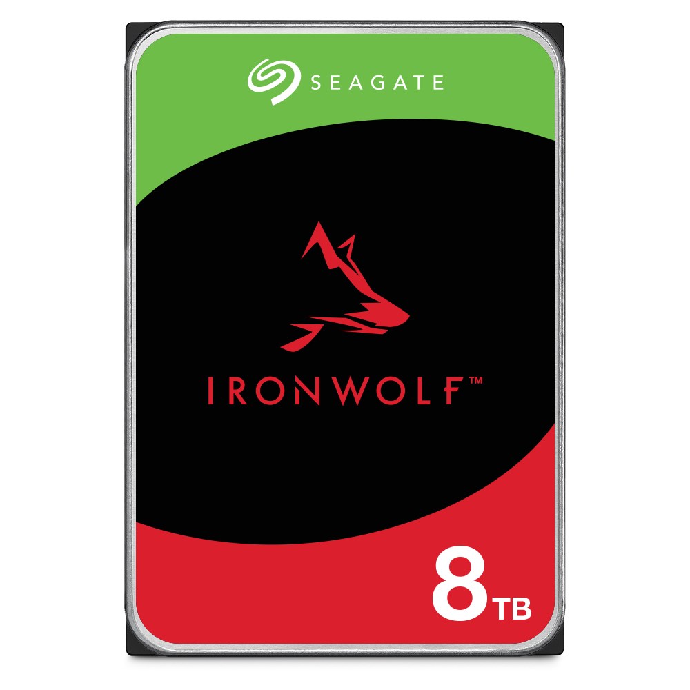Seagate IronWolf ST8000VN002 internal hard drive 8 TB 5400 RPM 256 MB 3.5 Serial ATA III