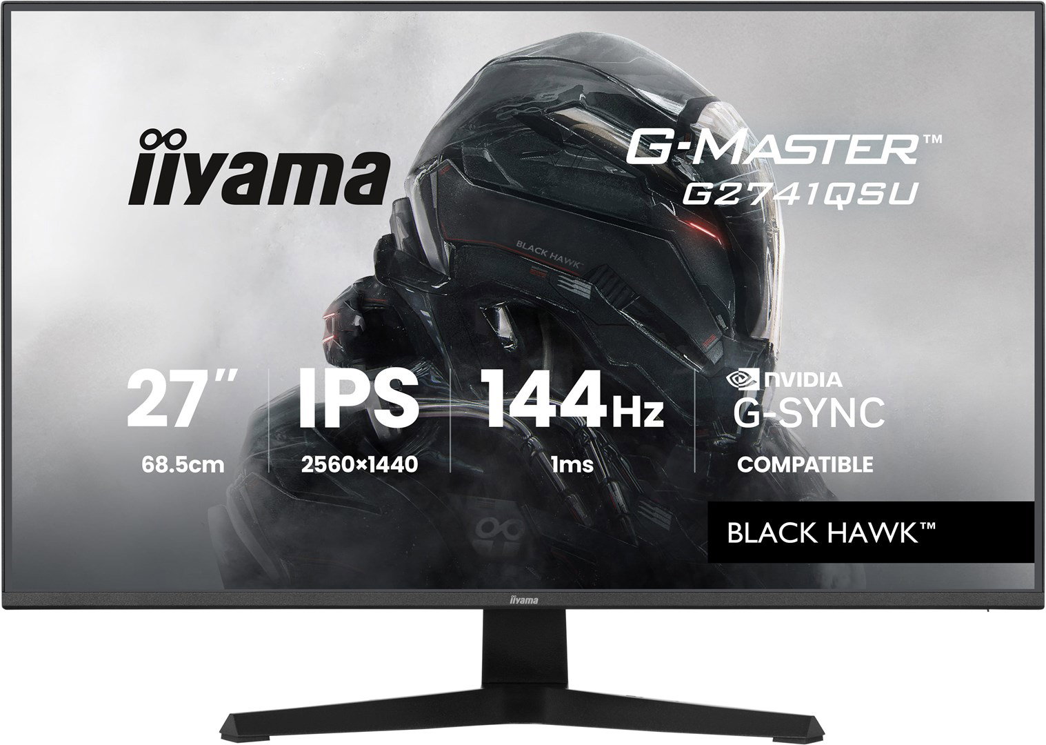 iiyama G-MASTER G2741QSU-B1 computer monitor 68.6 cm (27) 2560 x 1440 pixels Black