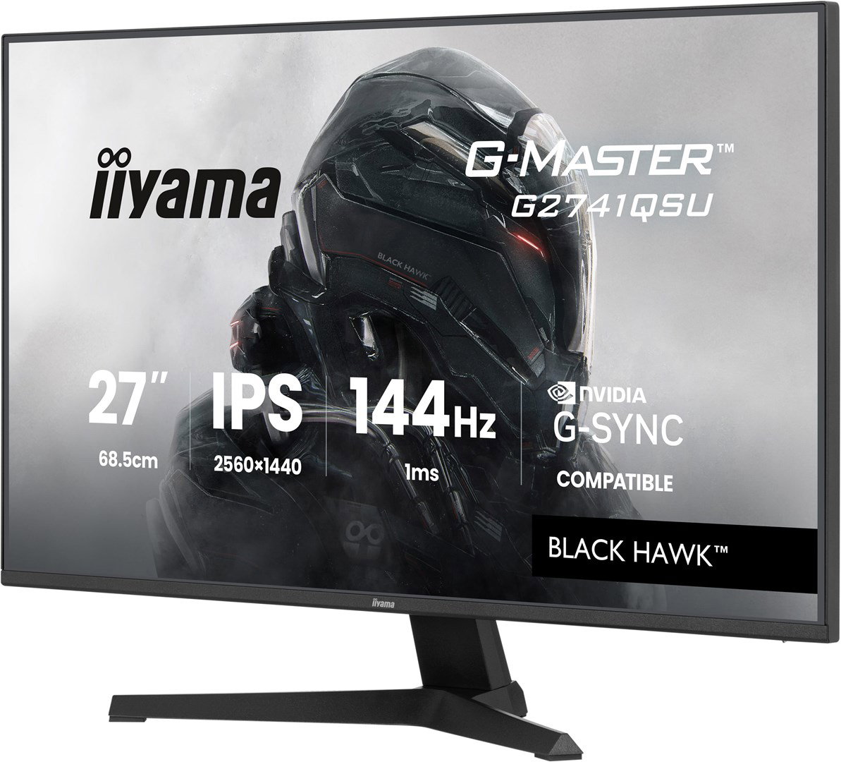 iiyama G-MASTER G2741QSU-B1 computer monitor 68.6 cm (27) 2560 x 1440 pixels Black