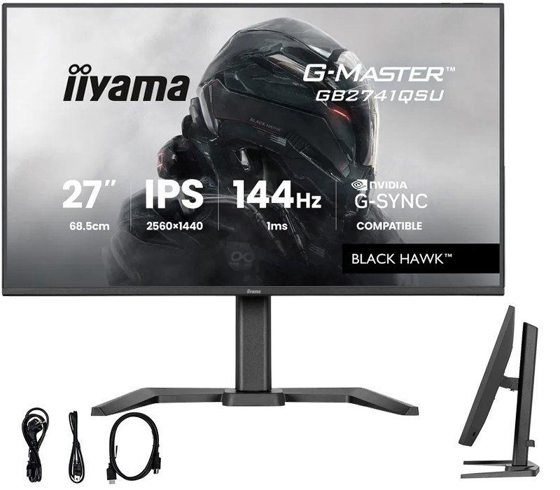 iiyama G-MASTER GB2741QSU-B1 computer monitor 68.6 cm (27) 2560 x 1440 pixels Black