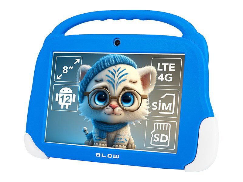 Tablet KidsTAB8 4G BLOW 4/64GB blue + case