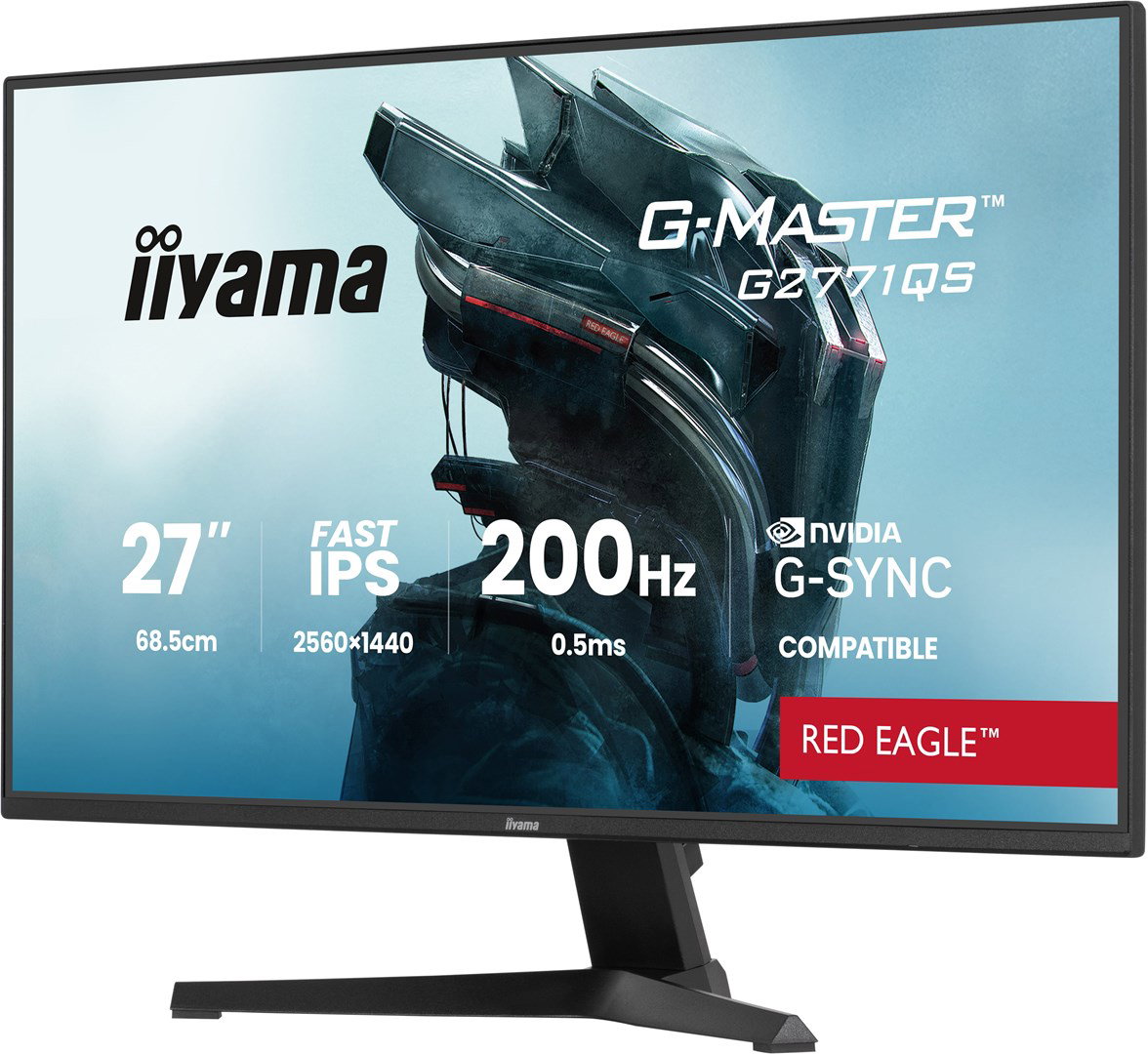 iiyama G-MASTER G2771QS-B1 computer monitor 68.6 cm (27) 2560 x 1440 pixels Wide Quad HD Black