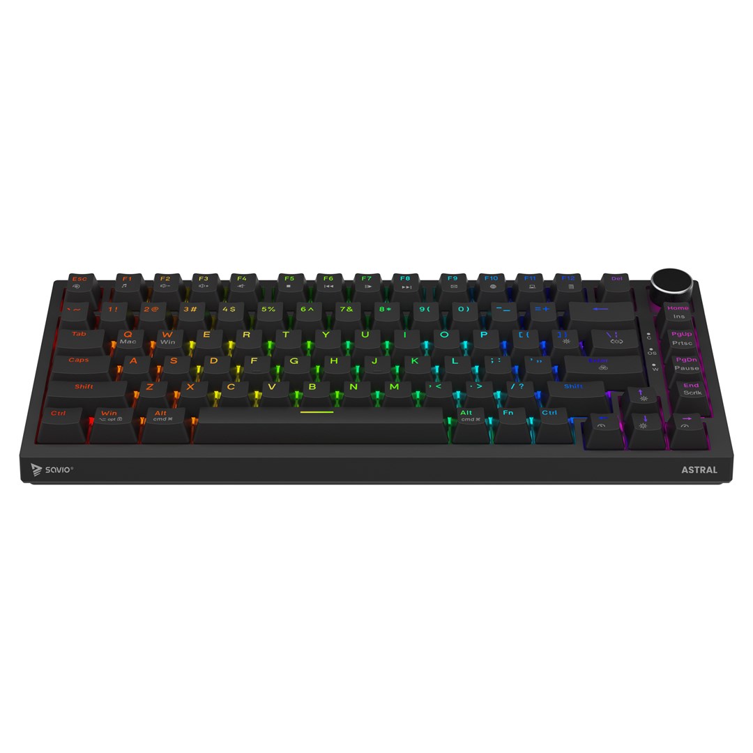 Savio ASTRAL BLACK JADE keyboard Gaming USB QWERTY US International
