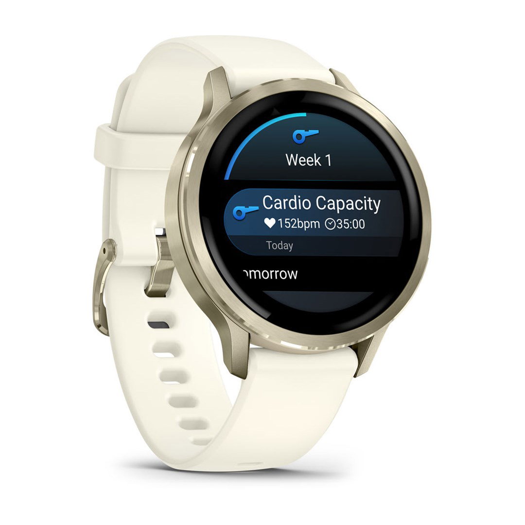 Garmin Venu 4 3.05 cm (1.2) AMOLED 41 mm Digital 390 x 390 pixels Touchscreen Gold Wi-Fi GPS (satellite)