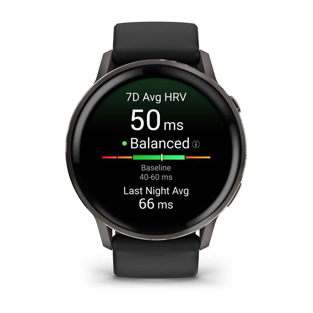 Garmin Venu 4 3.56 cm (1.4) AMOLED 45 mm Digital 454 x 454 pixels Touchscreen Black Wi-Fi GPS (satellite)
