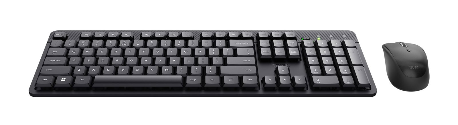 Trust Ody II keyboard Mouse included Universal RF Wireless QWERTY US English Black