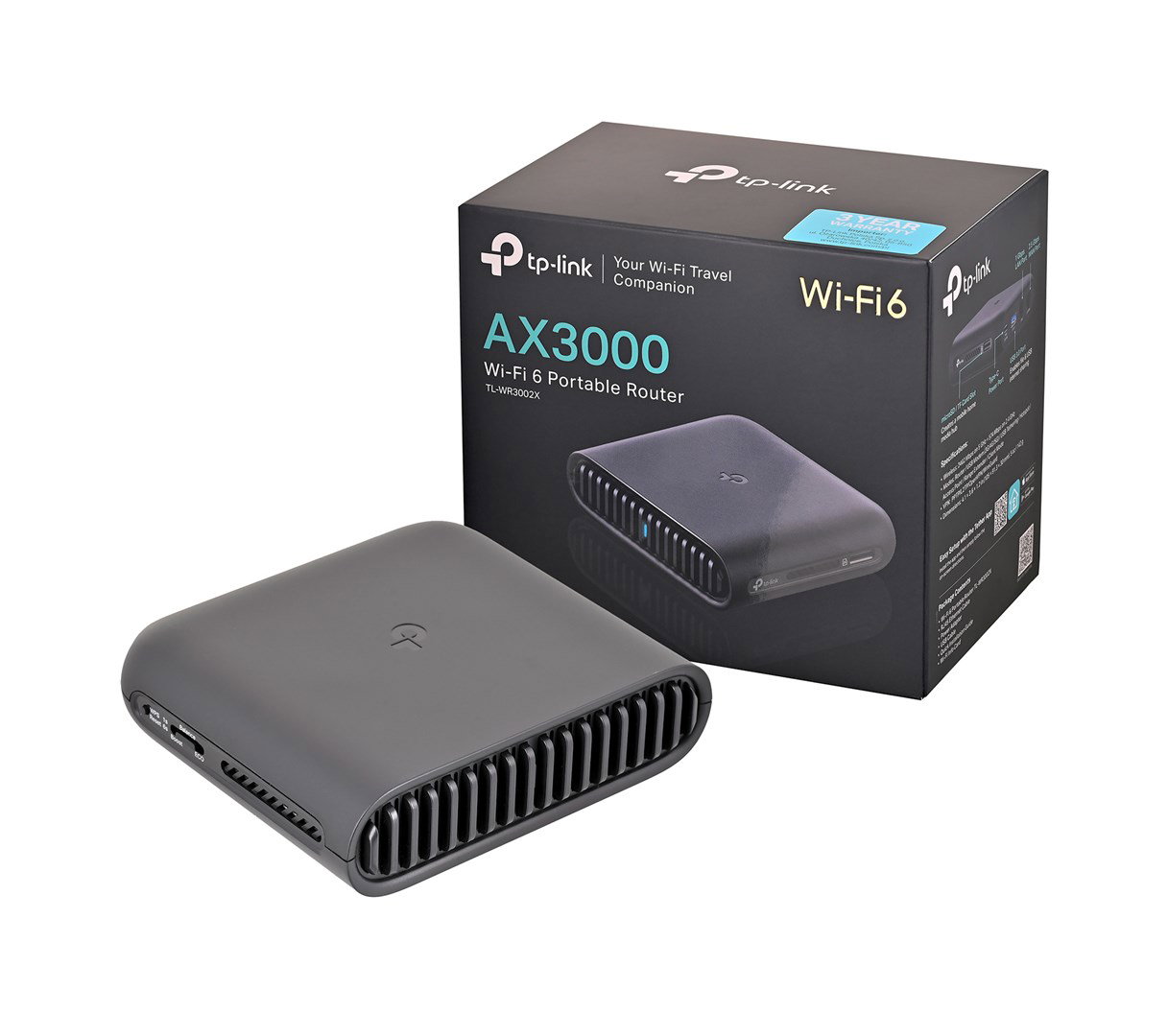TP-Link TL-WR3002X wireless router Gigabit Ethernet Dual-band (2.4 GHz 5 GHz) Black