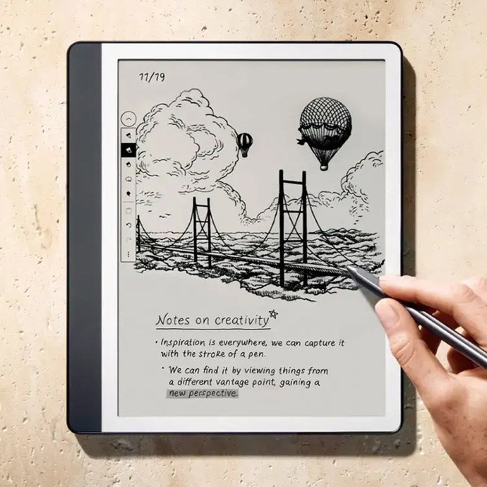 Amazon Kindle Scribe E-book Reader 10.2 64 GB Wi-Fi + Charger 20 W Grey