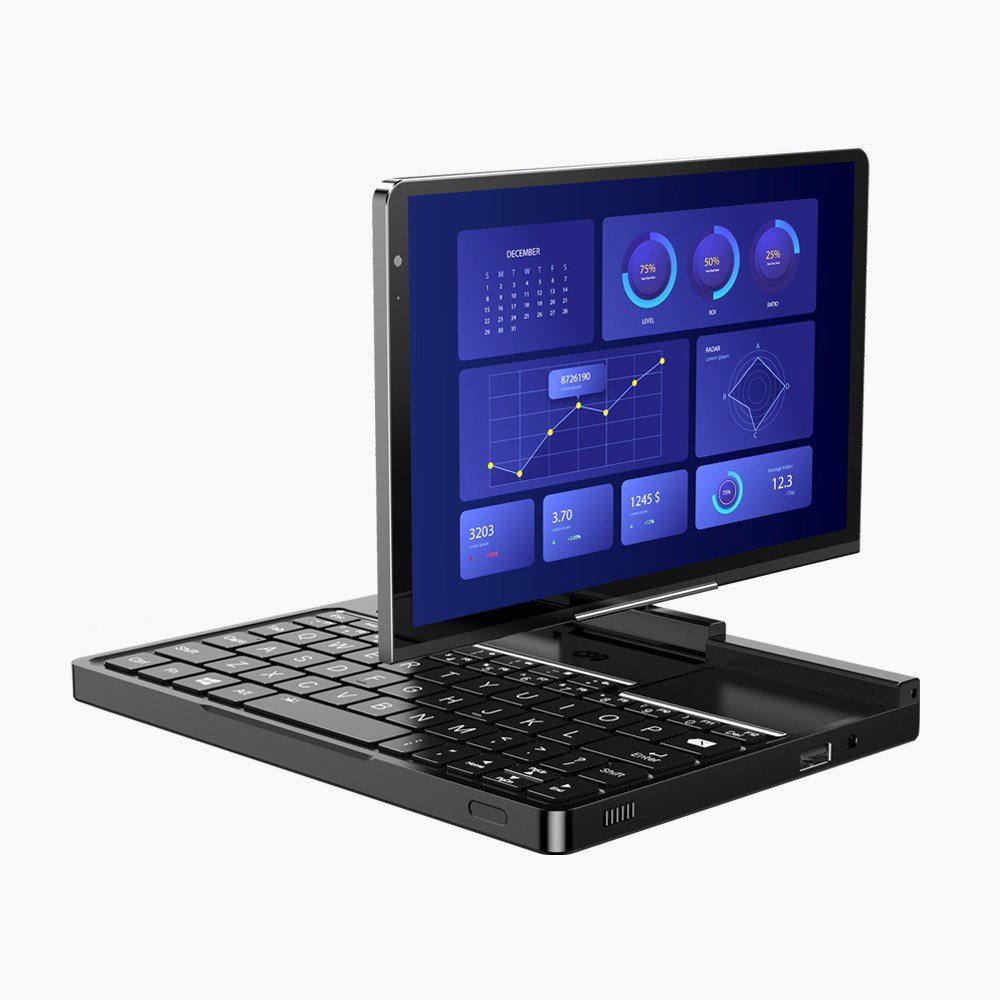 GPD Pocket 4 Ryzen 7 8840U/8 WQXGA (2560x1600) Touchscreen 144Hz IPS/x360/LAN/16GB/SSD 1TB/BT/BLKB/FPR/x360/Radeon 780M 3GB/Win 11 Graphite