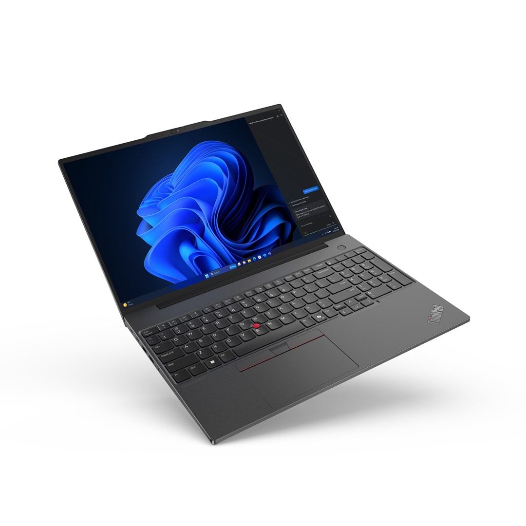 Lenovo ThinkPad E16 Gen 2 (AMD) AMD Ryzen 5 7535U Laptop 40.6 cm (16) WUXGA 8 GB DDR5-SDRAM 256 GB SSD Wi-Fi 6E (802.11ax) Windows 11 Pro English Black New Repack/Repacked