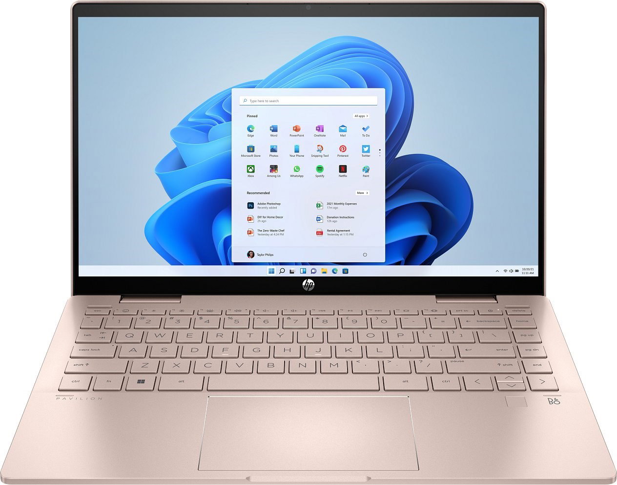 HP Pavilion x360 14-ek2000ny Core i5 120U 14 FHD Touch IPS 60Hz 300 nits 16GB DDR4 512GB SSD 5MP camera 43Wh Win11 Pale Golden Rose 2-year warranty