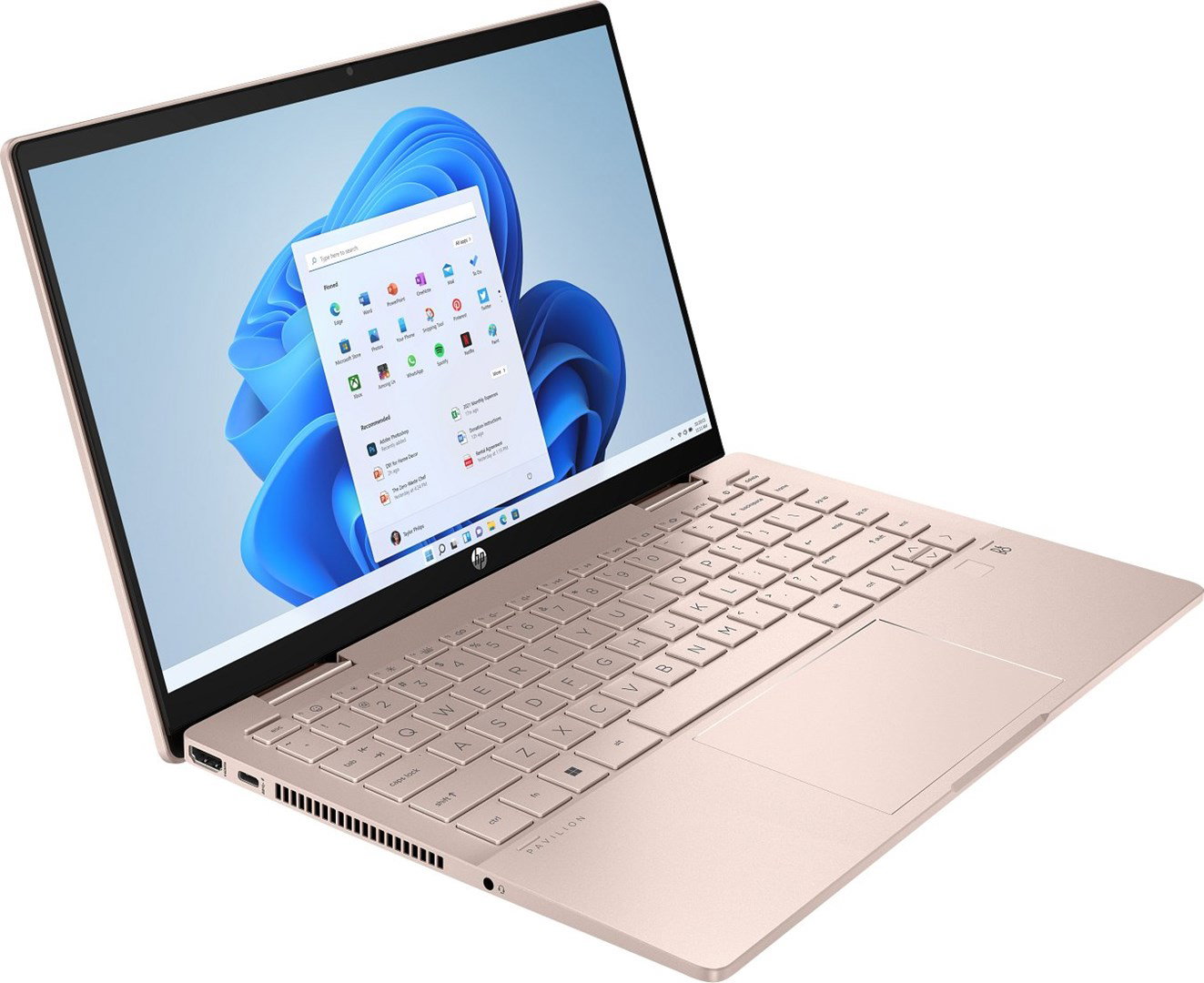 HP Pavilion x360 14-ek2000ny Core i5 120U 14 FHD Touch IPS 60Hz 300 nits 16GB DDR4 512GB SSD 5MP camera 43Wh Win11 Pale Golden Rose 2-year warranty