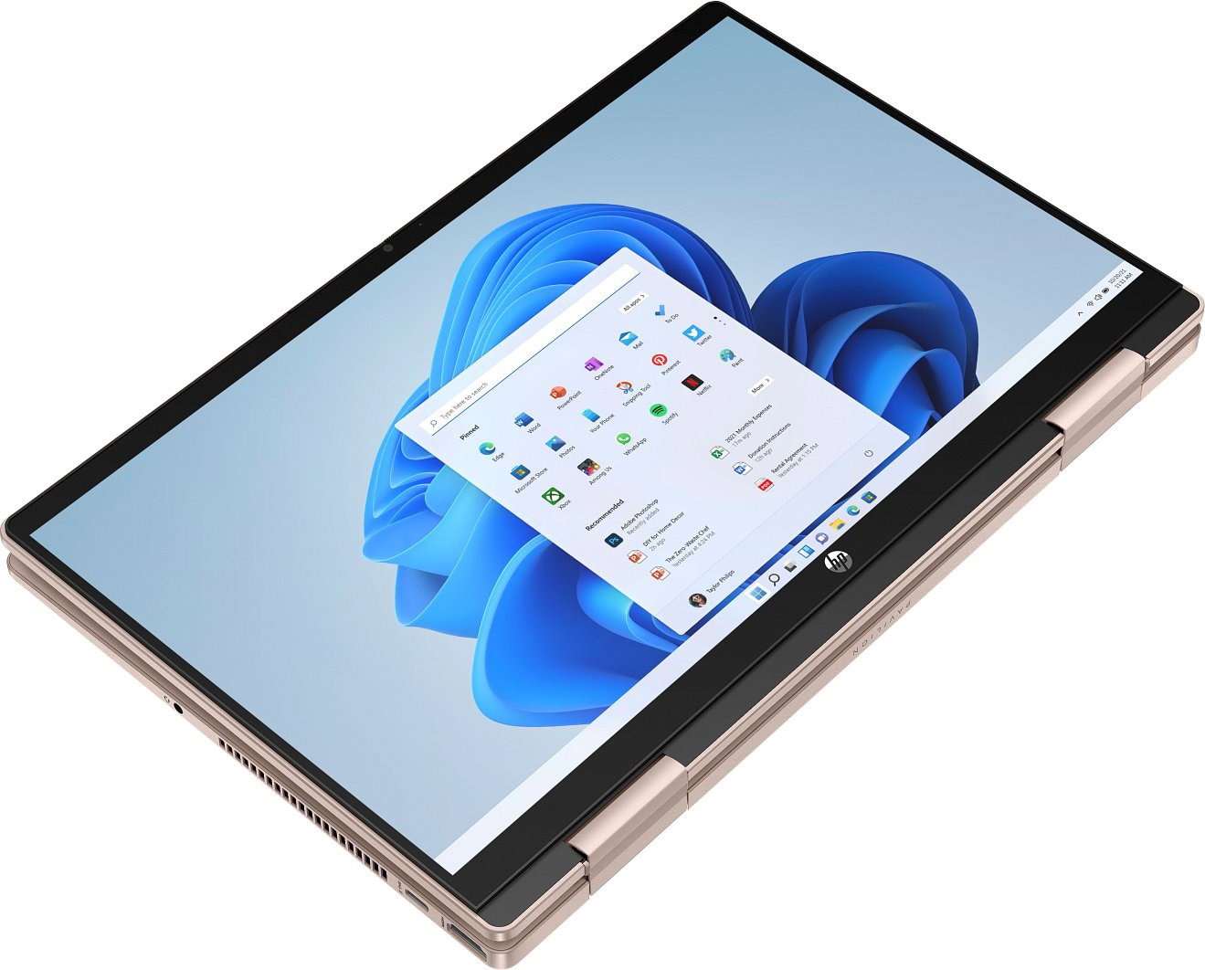 HP Pavilion x360 14-ek2000ny Core i5 120U 14 FHD Touch IPS 60Hz 300 nits 16GB DDR4 512GB SSD 5MP camera 43Wh Win11 Pale Golden Rose 2-year warranty
