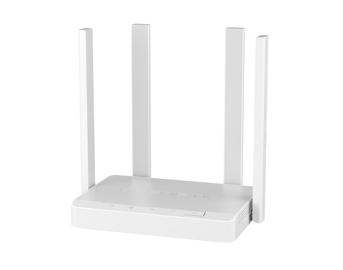 Keenetic Speedster (KN-3013) AC1200 Mesh Wi-Fi 5 Gigabit Router/Extender with a 4-Port Gigabit Smart Switch