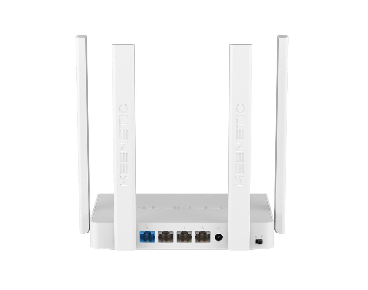 Keenetic Speedster (KN-3013) AC1200 Mesh Wi-Fi 5 Gigabit Router/Extender with a 4-Port Gigabit Smart Switch