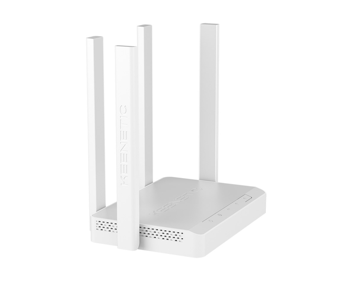Keenetic Speedster (KN-3013) AC1200 Mesh Wi-Fi 5 Gigabit Router/Extender with a 4-Port Gigabit Smart Switch