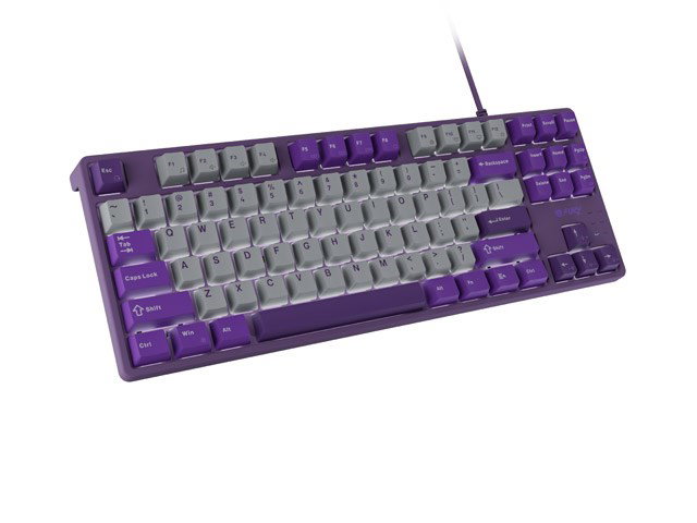 FURY Kanabo K2 Gaming Keyboard US white backlight mechanical grey-purple