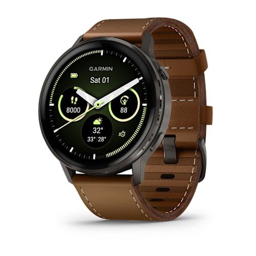 Garmin Venu 4 3.56 cm (1.4) AMOLED 45 mm Digital 454 x 454 pixels Touchscreen Black Wi-Fi GPS (satellite)