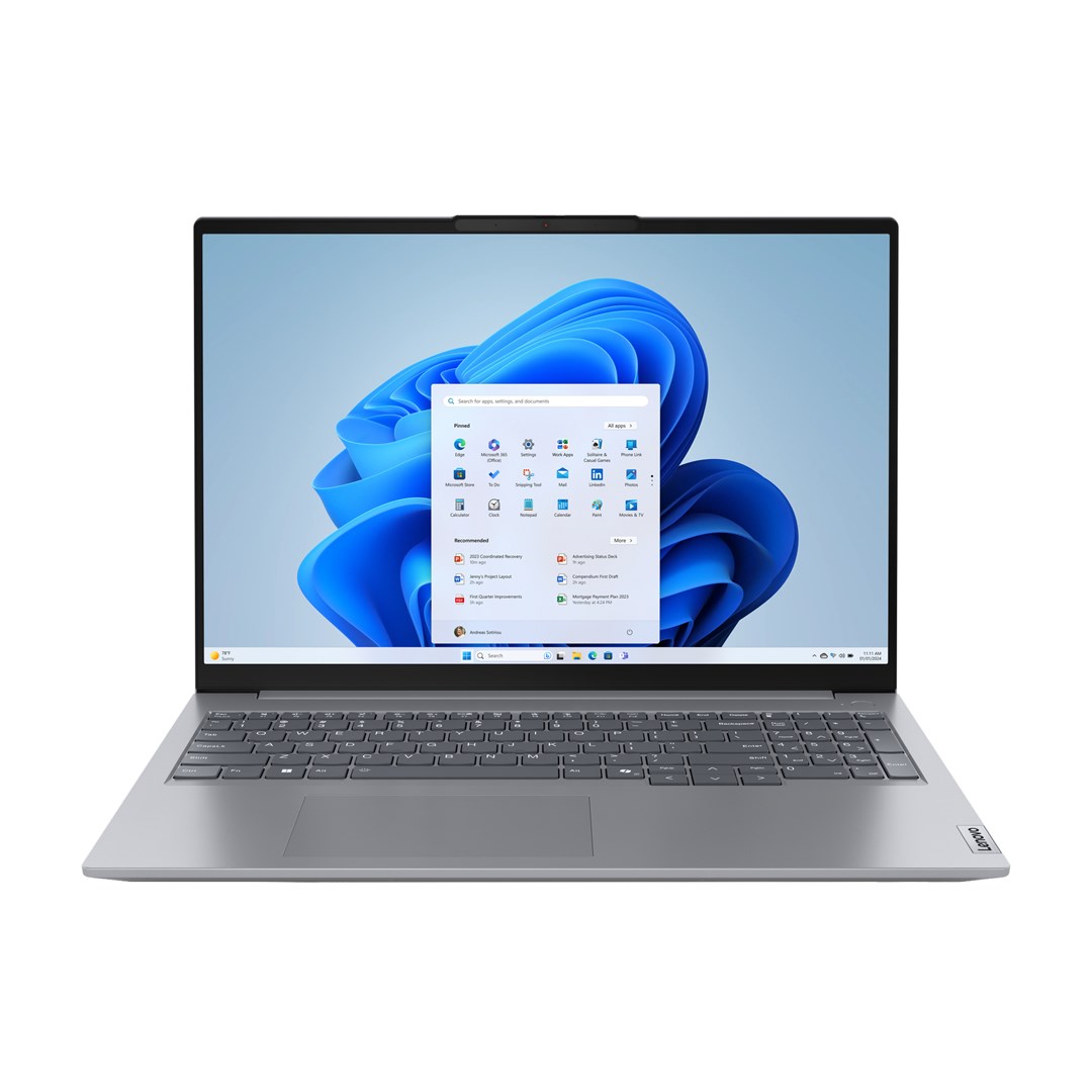 Lenovo ThinkBook 16 G7 ARP AMD Ryzen 7 7735HS Laptop 40.6 cm (16) WUXGA 16 GB DDR5-SDRAM 1 TB SSD Wi-Fi 6E (802.11ax) Windows 11 Pro English Grey
