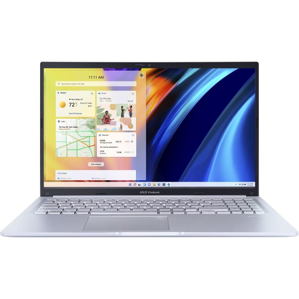 ASUS Vivobook 15 X1502VA-BQ681W i5-13420H 15.6 FHD IPS-level Panel 60Hz 250nits AG 16GB DDR4 SSD512 Intel UHD Graphics WLAN+BT Cam720p 42WHrs Win11 Cool Silver