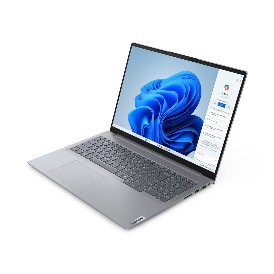 Lenovo ThinkBook 16 G7 ARP AMD Ryzen 7 7735HS Laptop 40.6 cm (16) WUXGA 16 GB DDR5-SDRAM 1 TB SSD Wi-Fi 6E (802.11ax) Windows 11 Pro Grey