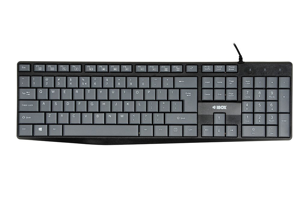 iBOX Eris USB Keyboard, Gray/Black
