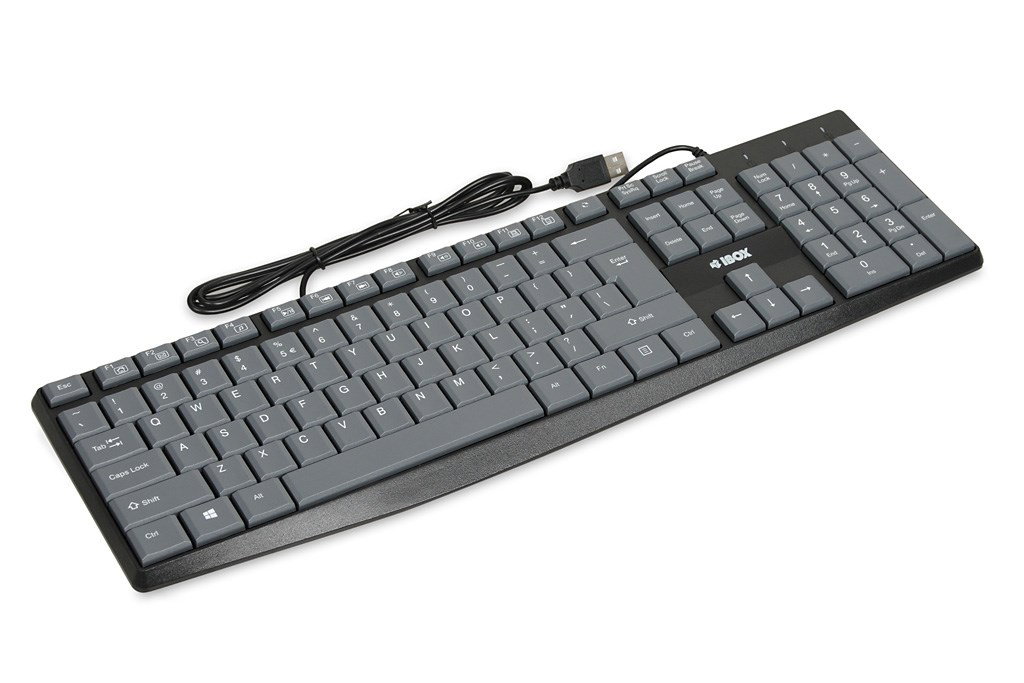 iBOX Eris USB Keyboard, Gray/Black