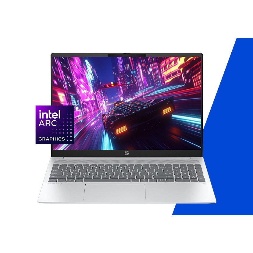 HP OmniBook 5 AI 16-af1072nw Intel Core Ultra 5 225U Laptop 40.6 cm (16) 2K 16 GB LPDDR5x-SDRAM 512 GB SSD Wi-Fi 6E (802.11ax) FreeDOS AI PC Silver