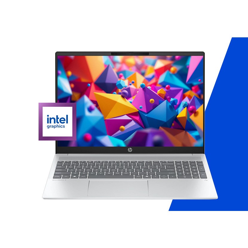 HP OmniBook 5 AI 16-af1072nw Intel Core Ultra 5 225U Laptop 40.6 cm (16) 2K 16 GB LPDDR5x-SDRAM 512 GB SSD Wi-Fi 6E (802.11ax) FreeDOS AI PC Silver
